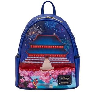 New Disney’s Mulan Light-Up Castle Mini-Backpack By Loungefly